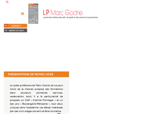 Tablet Screenshot of lycee-marcgodrie.eu
